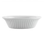 Olympia Whiteware Oval Pie Dishes 170mm (6 Pack)