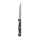 Olympia Taverna Serrated Steak Knives with Black Handles (12 Pack) - Image 2