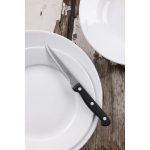 Olympia Taverna Serrated Steak Knives with Black Handles (12 Pack) - Image 6