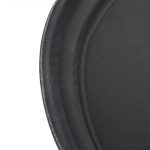 Olympia Kristallon Polypropylene Oval Non-Slip Tray Black 685mm - Image 3