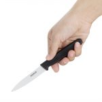 Hygiplas Straight Blade Paring Knife Black 8.5cm - Image 2