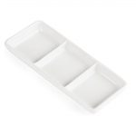 Olympia Whiteware 3 Section Dishes (12 Pack) - Image 2