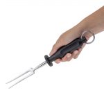 Hygiplas Carving Fork Black 14.8cm - Image 4