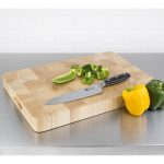 Vogue Rectangular Wooden Chopping Board Medium 455x305mm - Image 6