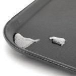 Olympia Kristallon Polypropylene Rectangular Non-Slip Tray Black 457mm - Image 3