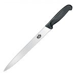 Victorinox Fibrox Serrated Slicing Knife Black 25cm