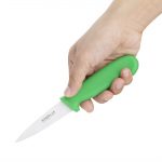 Hygiplas Paring Knife Green 8.3cm - Image 2