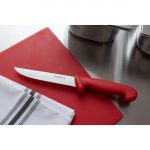Hygiplas Stiff Blade Boning Knife Red 15cm - Image 6