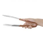 Hygiplas Colour Coded Brown Serving Tongs 300mm - Image 2