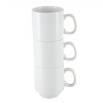 Olympia Whiteware Stacking Mugs 284ml (12 Pack) - Image 6