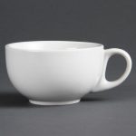 Olympia Whiteware Cappuccino Cups 284ml (12 Pack) - Image 3