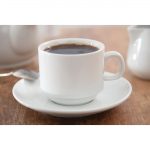 Olympia Whiteware Stacking Saucers 150mm (Pack of 12) - Image 3