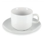 Olympia Whiteware Stacking Saucers 150mm (Pack of 12) - Image 4