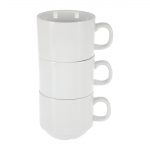 Olympia Whiteware Stacking Tea Cups 200ml (12 Pack) - Image 9