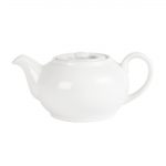 Olympia Whiteware Teapots 426ml (4 Pack) - Image 2