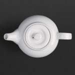 Olympia Whiteware Teapots 876ml (4 Pack) - Image 6
