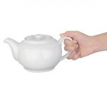 Olympia Whiteware Teapots 876ml (4 Pack) - Image 7