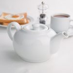 Olympia Whiteware Teapots 876ml (4 Pack) - Image 8