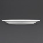 Olympia Whiteware Wide Rimmed Plates 230mm (12 Pack) - Image 4