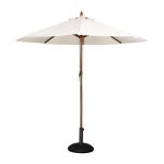 Bolero Round Parasol 2.5m Diameter Cream