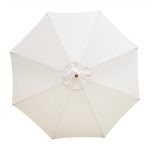Bolero Round Parasol 2.5m Diameter Cream - Image 5
