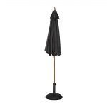 Bolero Round Parasol 3m Diameter Black - Image 2