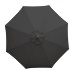 Bolero Round Parasol 3m Diameter Black - Image 5