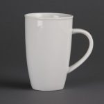 Olympia Whiteware Latte Mugs 400ml (6 Pack)