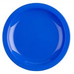 Olympia Kristallon Polypropylene Plates Blue 174mm (12 Pack)