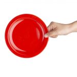 Olympia Kristallon Polypropylene Plates Red 174mm (12 Pack) - Image 3