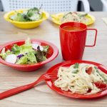 Olympia Kristallon Polypropylene Plates Red 174mm (12 Pack) - Image 5