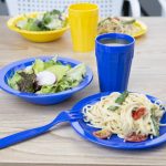 Olympia Kristallon Polypropylene Plates Blue 230mm (12 Pack) - Image 5