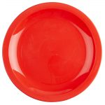 Olympia Kristallon Polypropylene Plates Red 230mm (12 Pack)