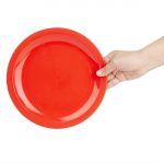 Olympia Kristallon Polypropylene Plates Red 230mm (12 Pack) - Image 5