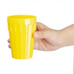 Olympia Kristallon Polypropylene Tumblers Yellow 253.8ml (12 Pack) - Image 3