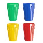 Olympia Kristallon Polypropylene Tumblers Yellow 253.8ml (12 Pack) - Image 4