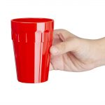Olympia Kristallon Polypropylene Tumblers Red 253.8ml (12 Pack) - Image 3