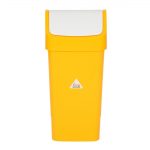 SYR Lucy Swing Top Bin Yellow 50Ltr