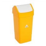 SYR Lucy Swing Top Bin Yellow 50Ltr - Image 2