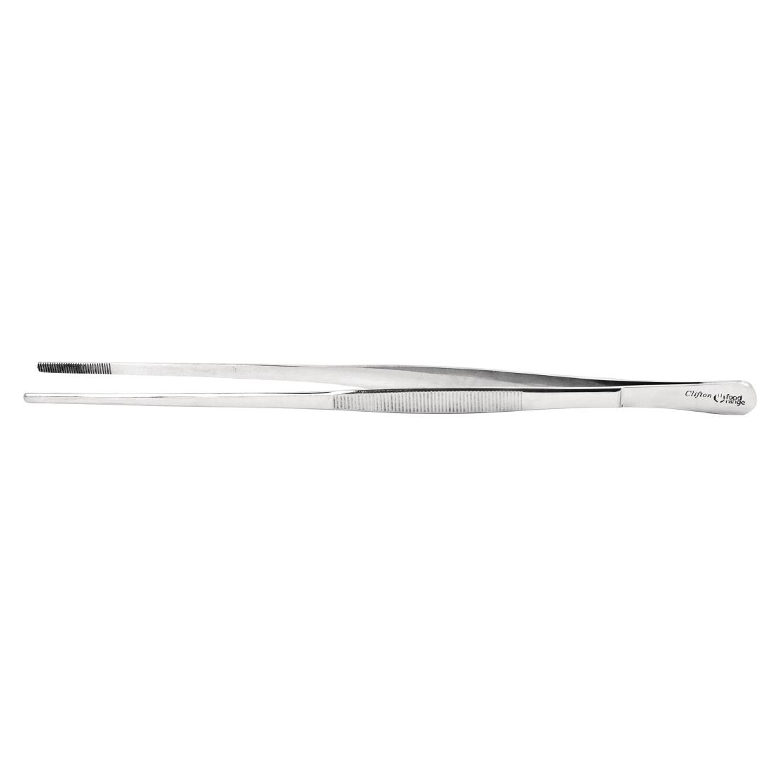 cc164_tweezers-clifton.jpg Stainless Steel Round Tip Tweezer Tongs 300mm - Image 1