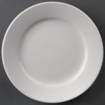 Olympia Athena Wide Rimmed Plates 202mm (12 Pack)