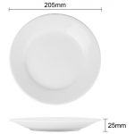 Olympia Athena Wide Rimmed Plates 202mm (12 Pack) - Image 11