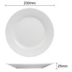 Olympia Athena Wide Rimmed Plates 228mm (12 Pack) - Image 11