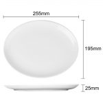 Olympia Athena Hotelware Oval Coupe Plates 254x197mm (12 Pack) - Image 9