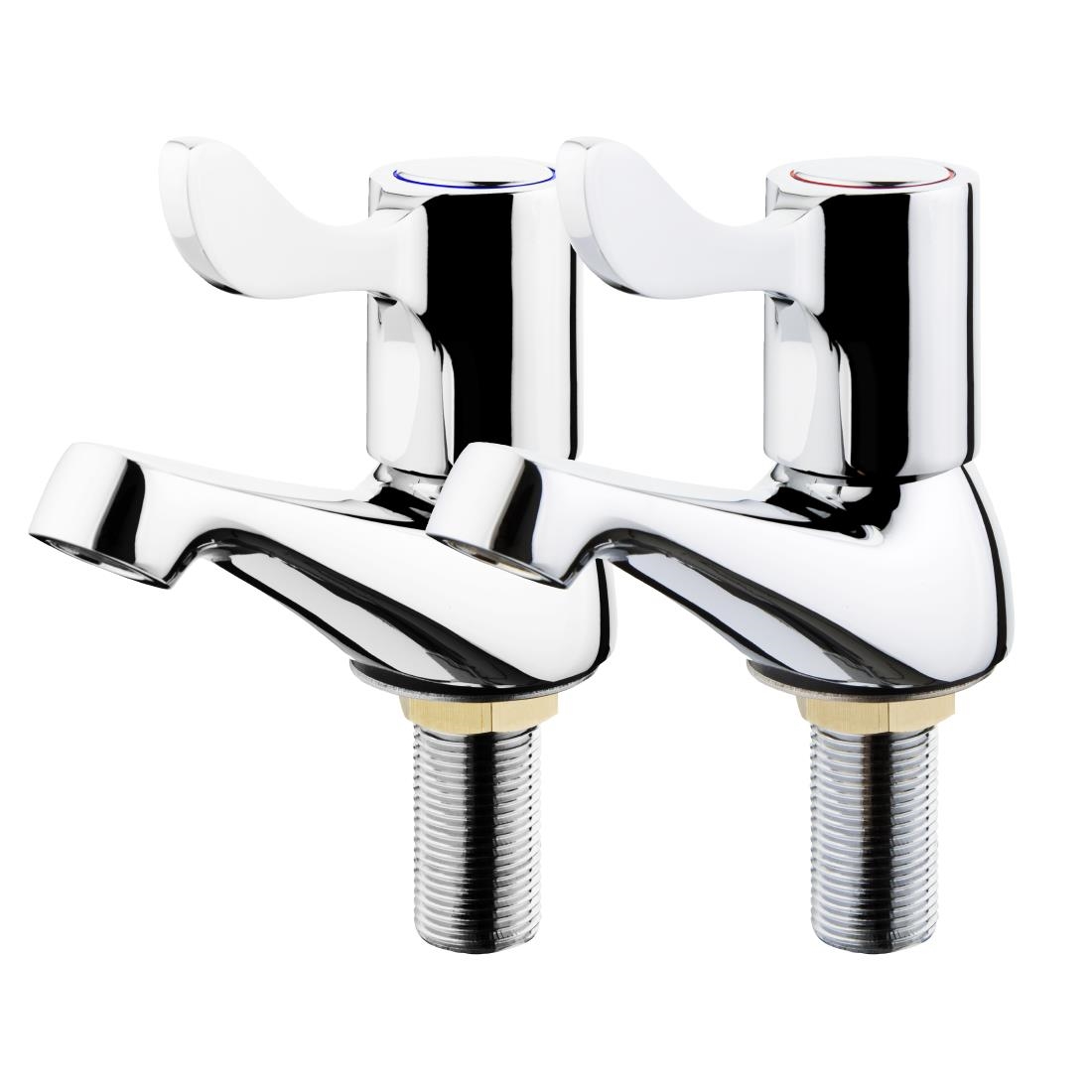 cc344_levertapspair1.jpg Vogue Lever Basin Taps (2 Pack) - Image 1