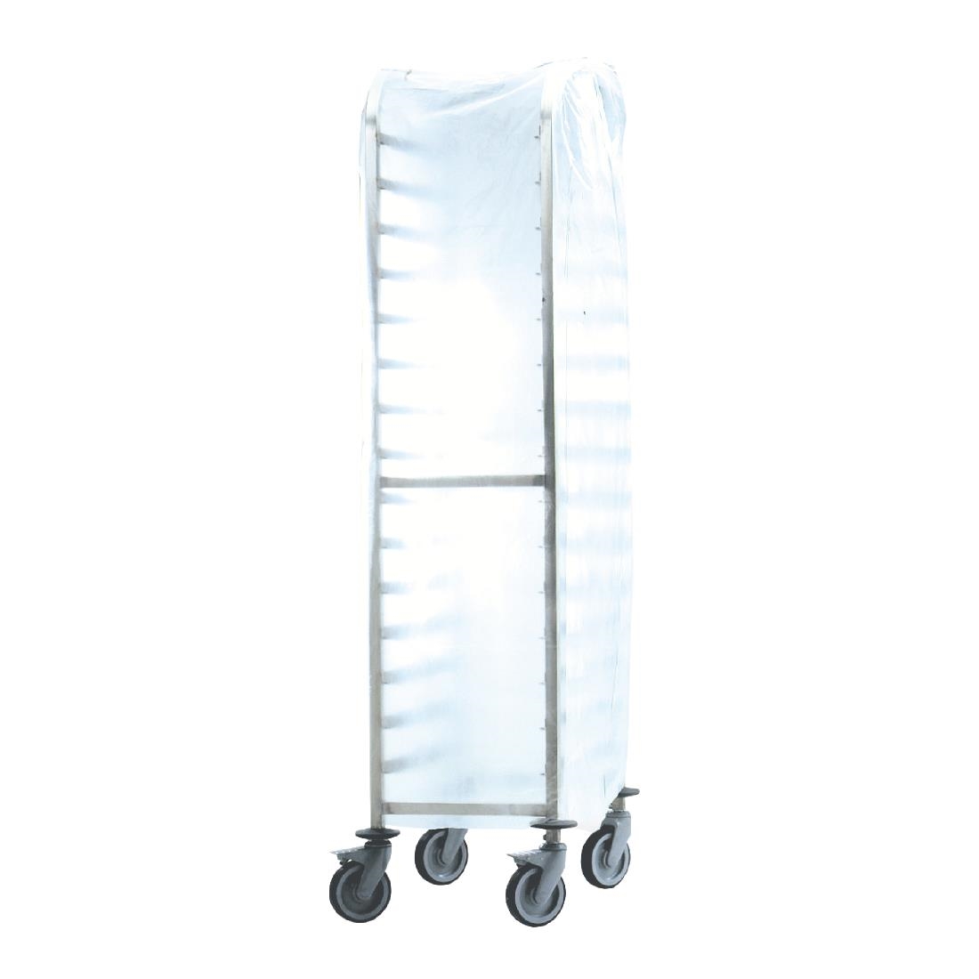 cc383-disp-covers.jpg Matfer Bourgeat Disposable Racking Trolley Cover (300 Pack) - Image 1