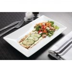 Olympia Whiteware Serving Rectangular Platters 310mm (2 Pack) - Image 8