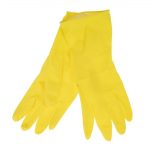 Jantex Latex Household Gloves Yellow Large - Image 2