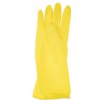 Jantex Latex Household Gloves Yellow Large - Image 3