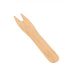 Fiesta Compostable Wooden Chip Forks (1000 Pack) - Image 2